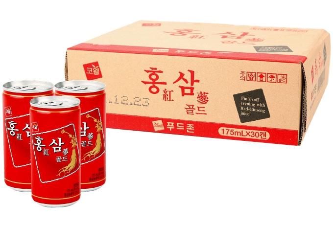 nước uống hồng sâm Hàn Quốc thùng 30 lon